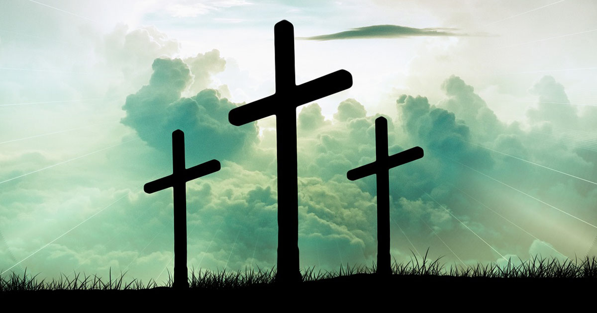 Crosses on a hill