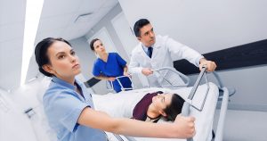 Nurse and Doctors in emergency